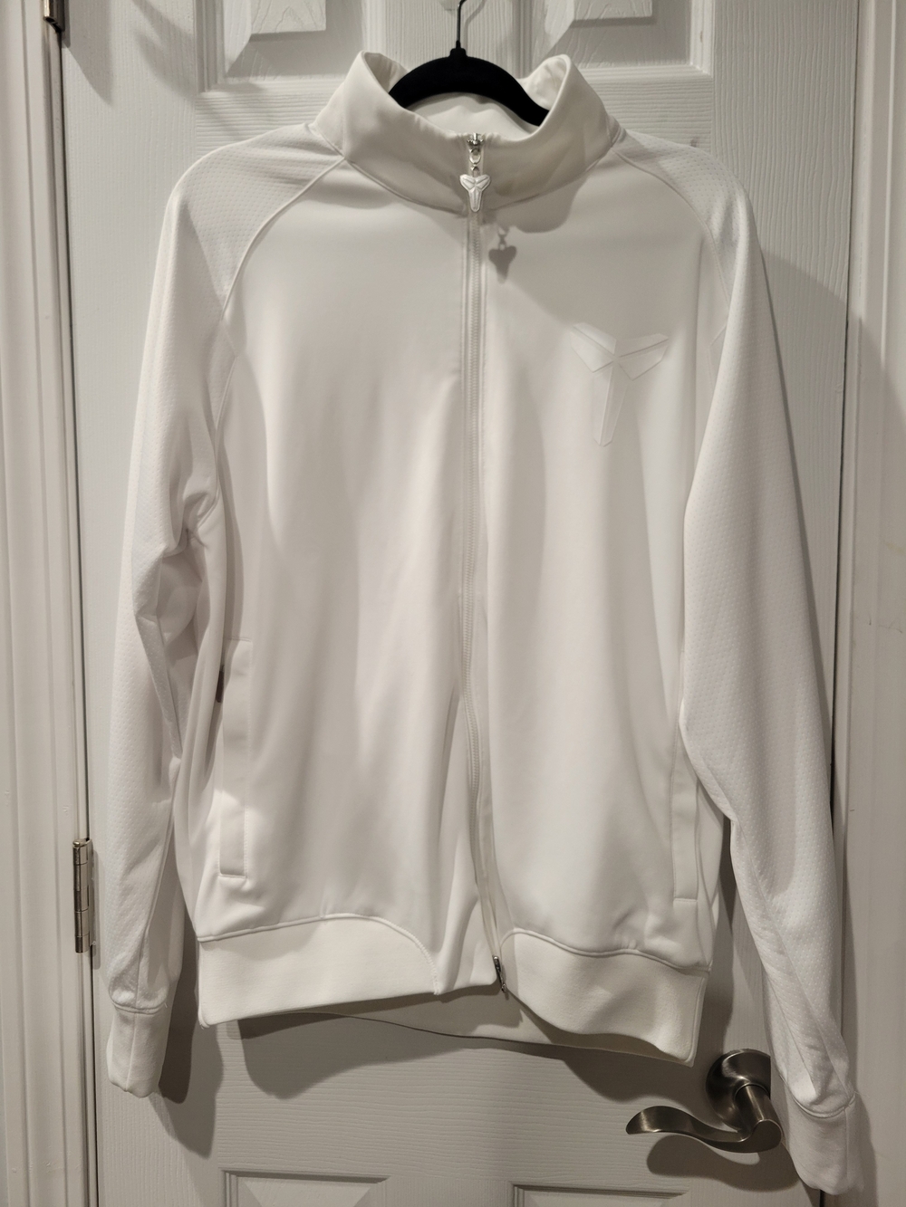 Nike White Dri-FIT Kobe Bryant series basketball zip-up  jacket